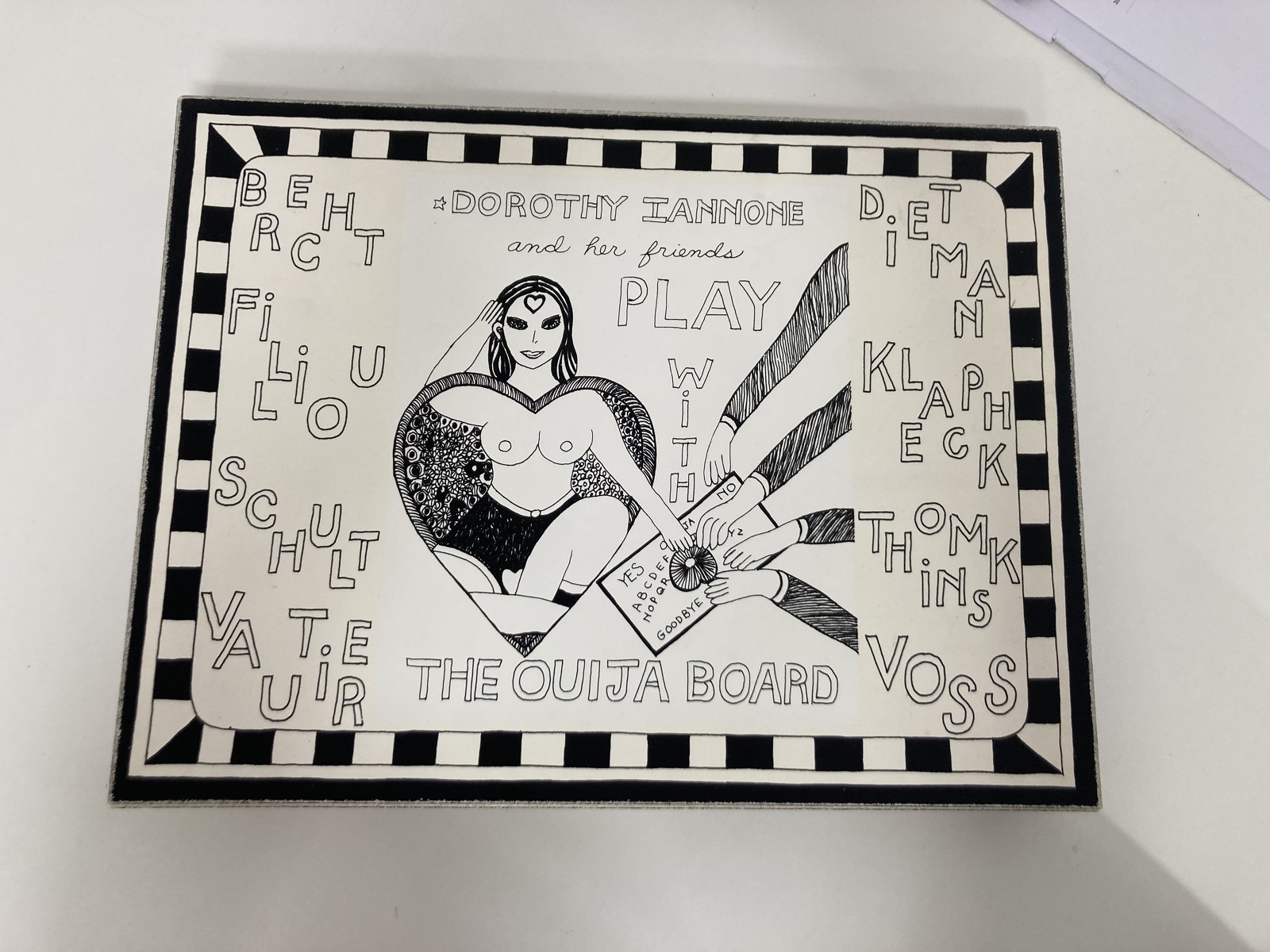 Dorothy Iannone and Her Friends Play With the Ouija Board