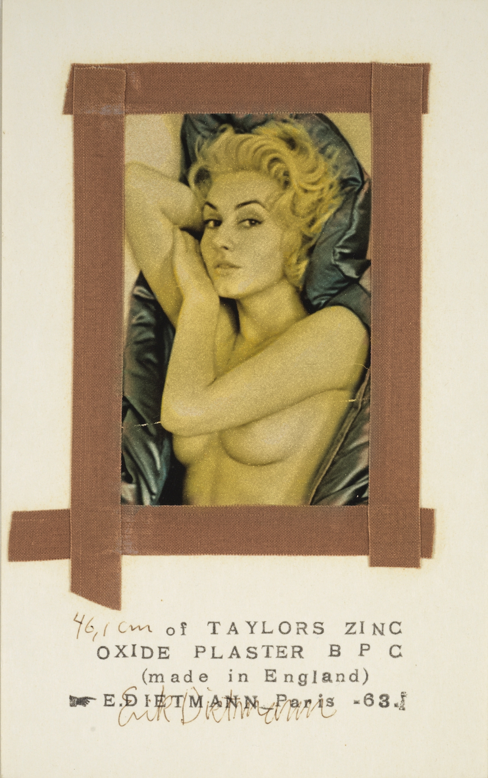 46,1 cm of Taylors zinc oxide plaster BPC (made in England)