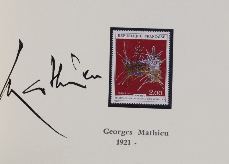 Amical souvenir - Georges Mathieu 